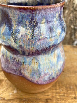 “Acid Trip” Handmade Pottery Mug with Mushrooms