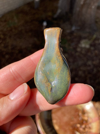 Gemstone Pottery Pendant - Decidedly So